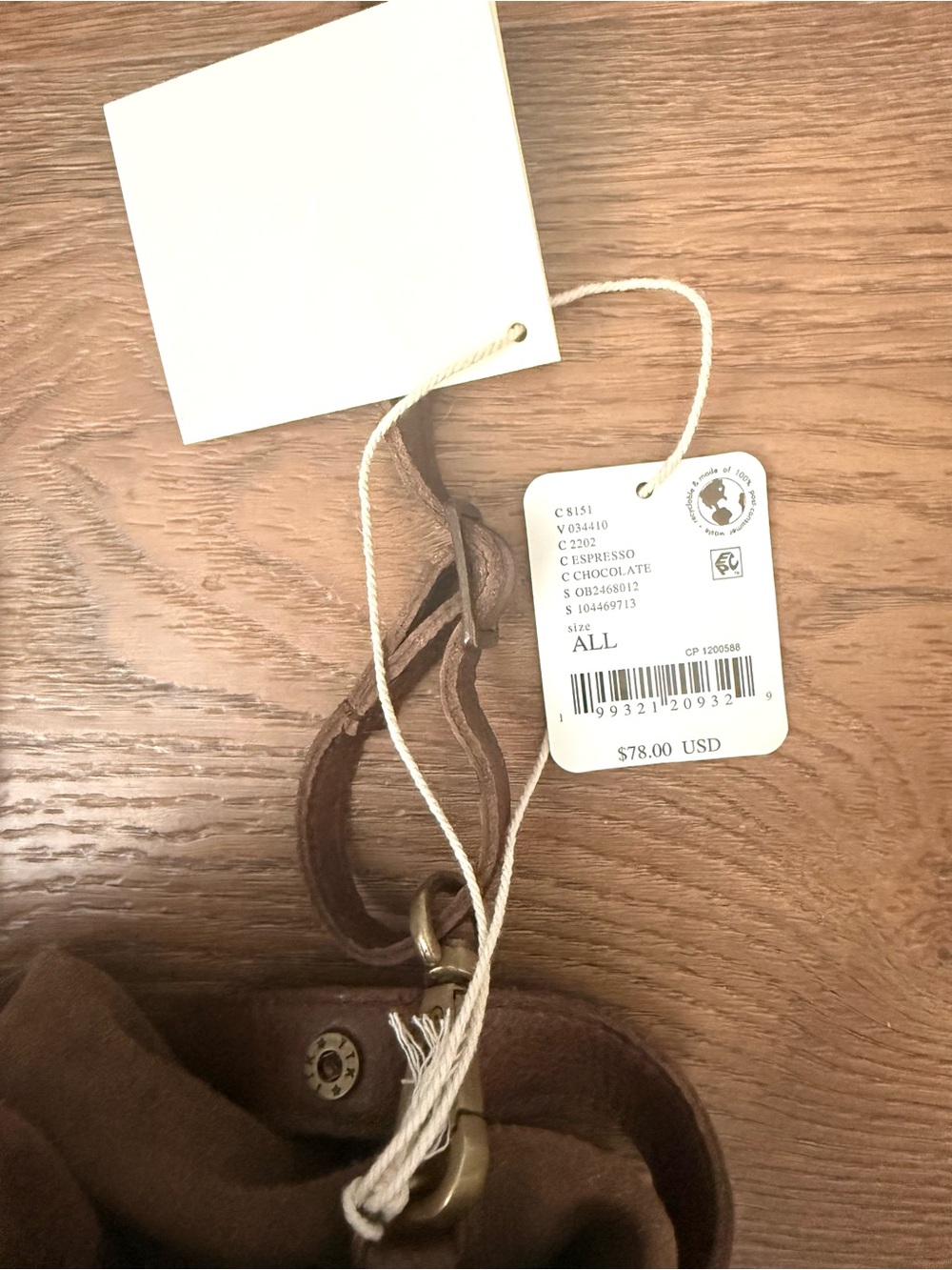 Free People Suki Mini Suede Tote NWT - Picture 3 of 4